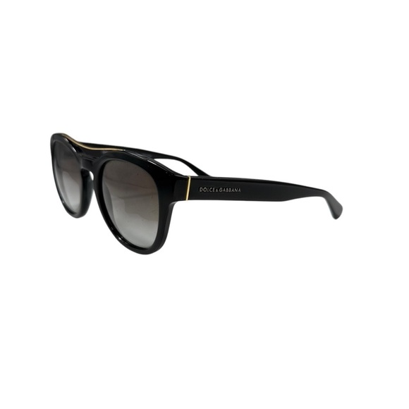 DOLCE & GABBANA DG 4274 501/8g 50-21-140 3N Black/Gold Sunglasses double bridge main image 8